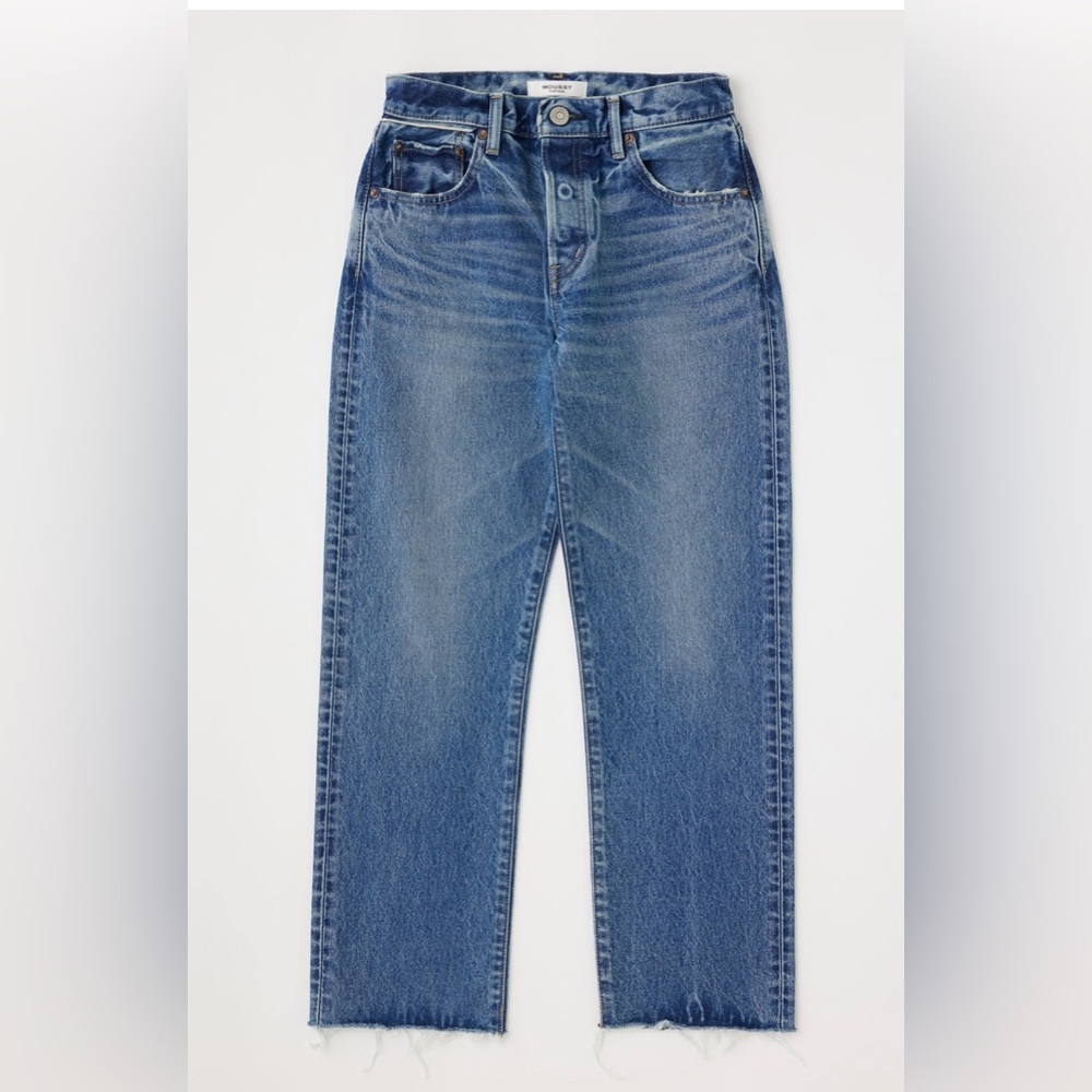 Moussy Vintage Belair Straight cropped, size 30